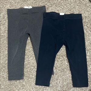 Joe Fresh Kids Charcoal and Navy Leggings